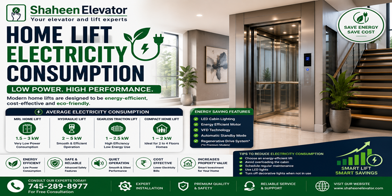 Home Lift Electricity Consumption